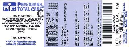 Dextroamphetamine Saccharate, Amphetamine Aspartate, Dextroamphetamine Sulfate and Amphetamine Sulfate